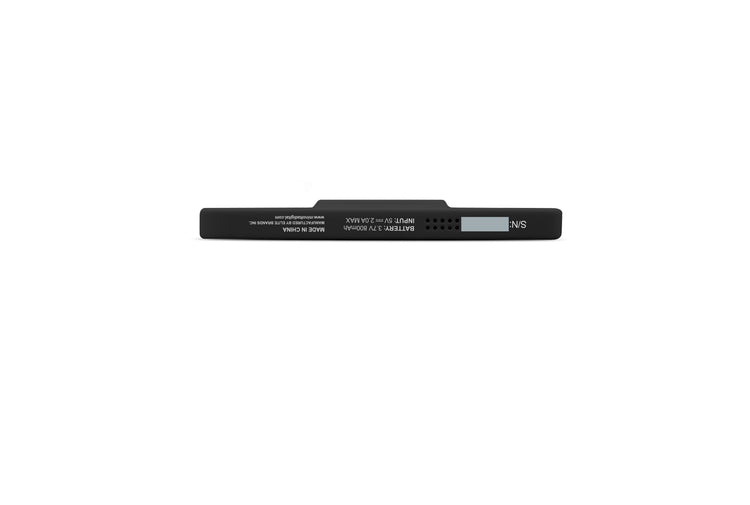 Automotive steering rack and tie rod on a white background