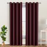 Set of 2 Thermal Blackout Curtains - Burgundy