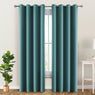 Set of 2 Thermal Blackout Curtains - Teal