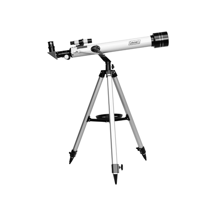COLEMAN D60mm x 700mm REFRACTOR TELESCOPE - White