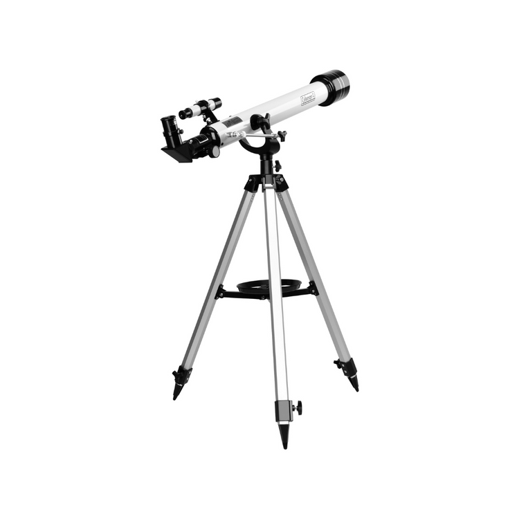 COLEMAN D60mm x 700mm REFRACTOR TELESCOPE - White