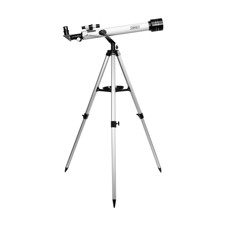 COLEMAN D60mm x 700mm REFRACTOR TELESCOPE - White