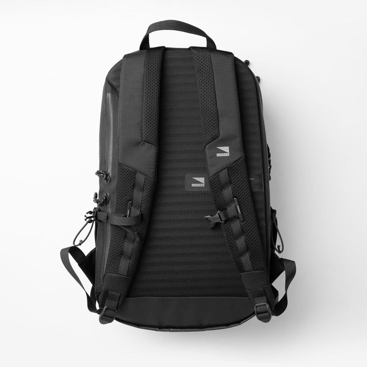 back of the black backpack