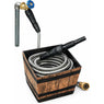 40' Metal Garden Hose w/Hose Bucket