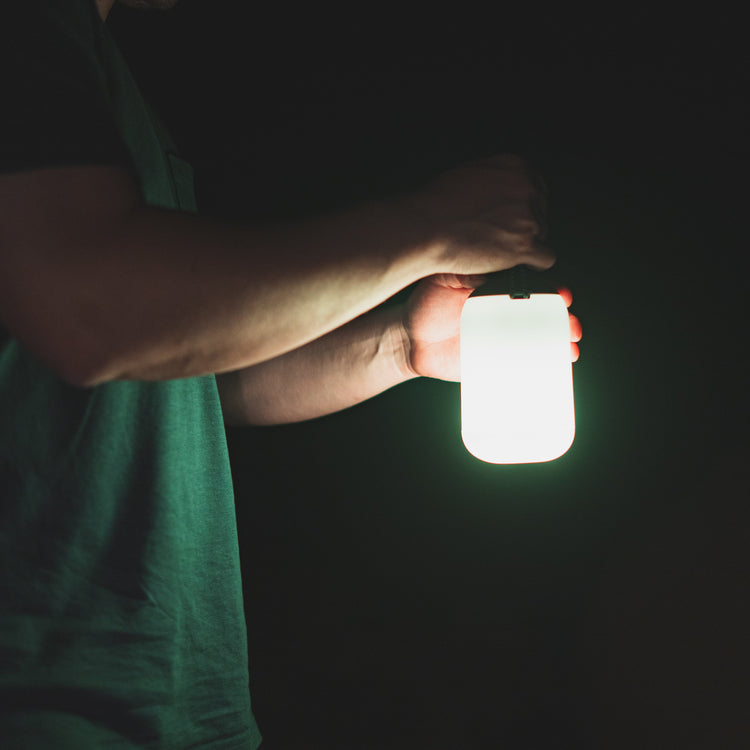 Boulder™ Lantern + Charging Hub - Black/Translucent