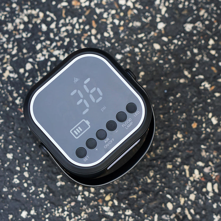 Portable Air Compressor, Power Bank & Flashlight