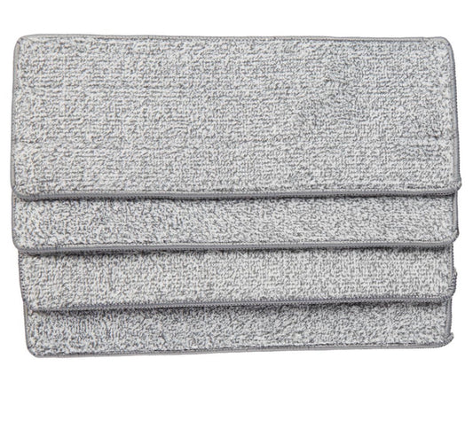 Gray textured clutch bag on a white background