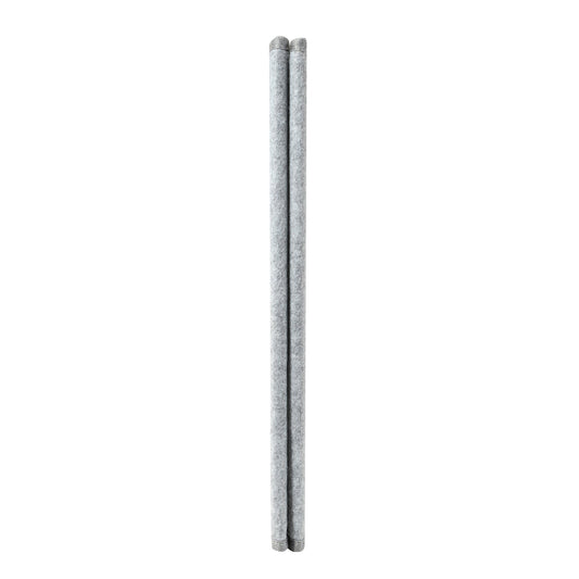 Gray portable heater with digital display on a white background