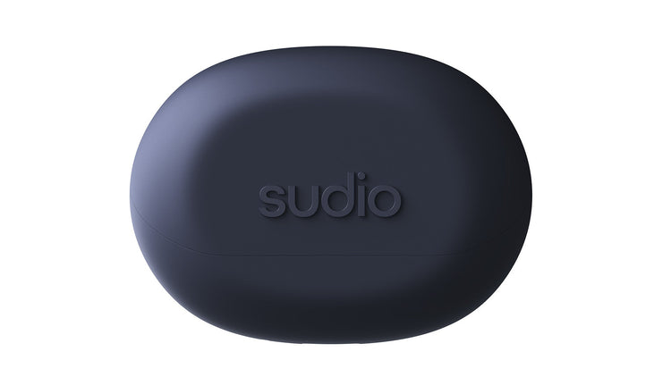 Black Sudio electronic device on a white background