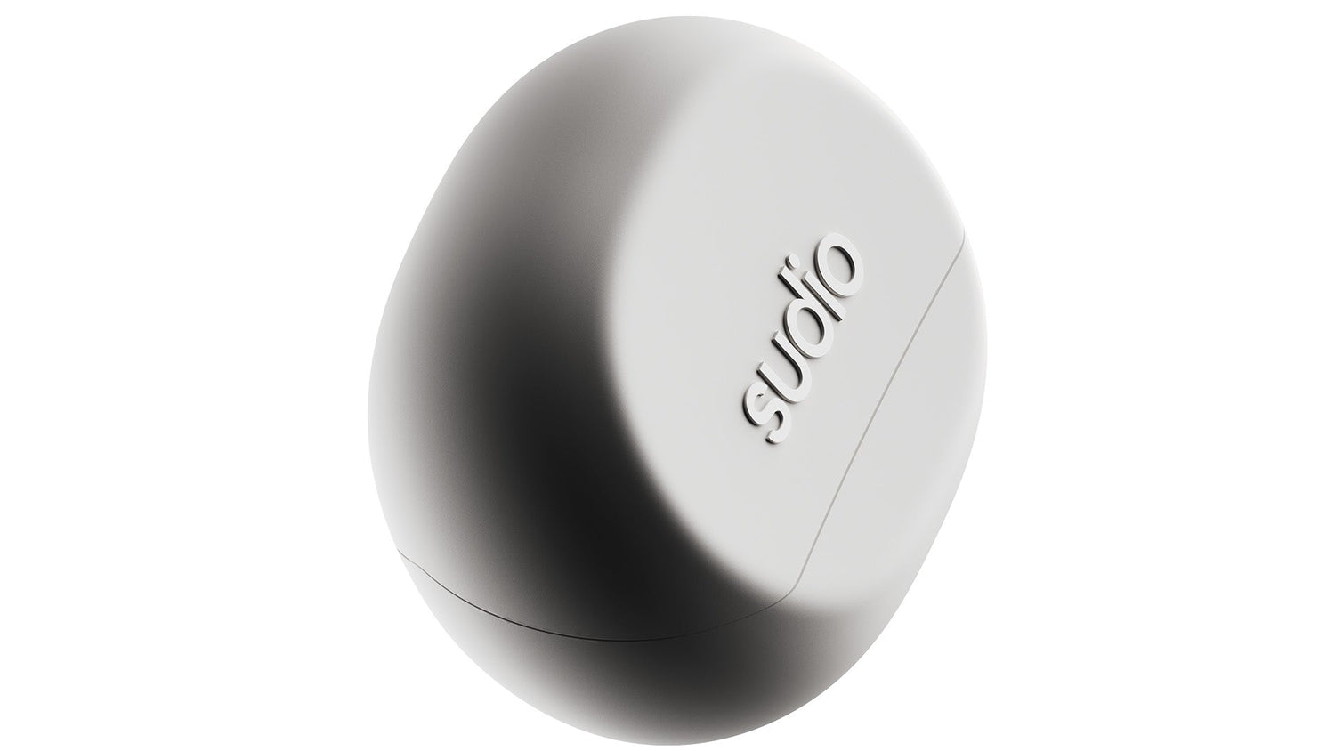 Silver cylindrical device with 'SUURO' branding on a white background