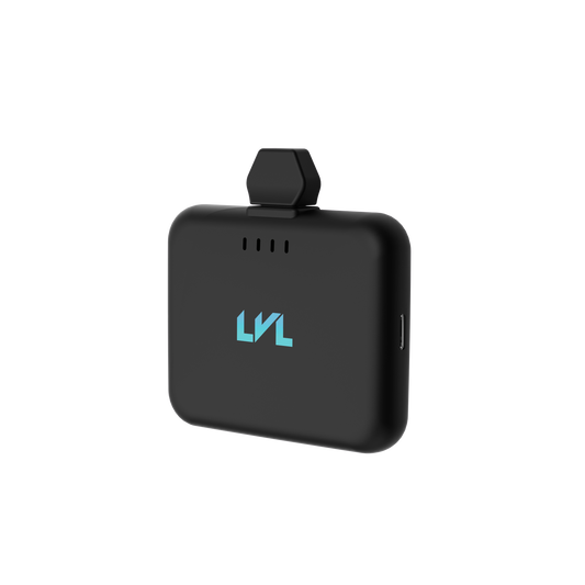 Collage of electronic devices including a smartphone, wireless earbuds, and colorful cases on a white background.