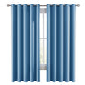Set of 2 Thermal Blackout Curtains - Aqua