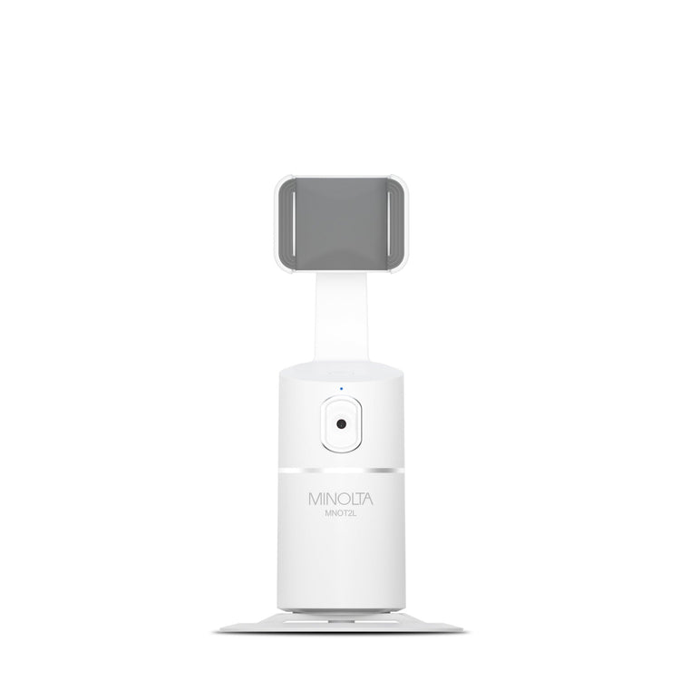 White and gray device with 'MINOLTA' branding on a white background