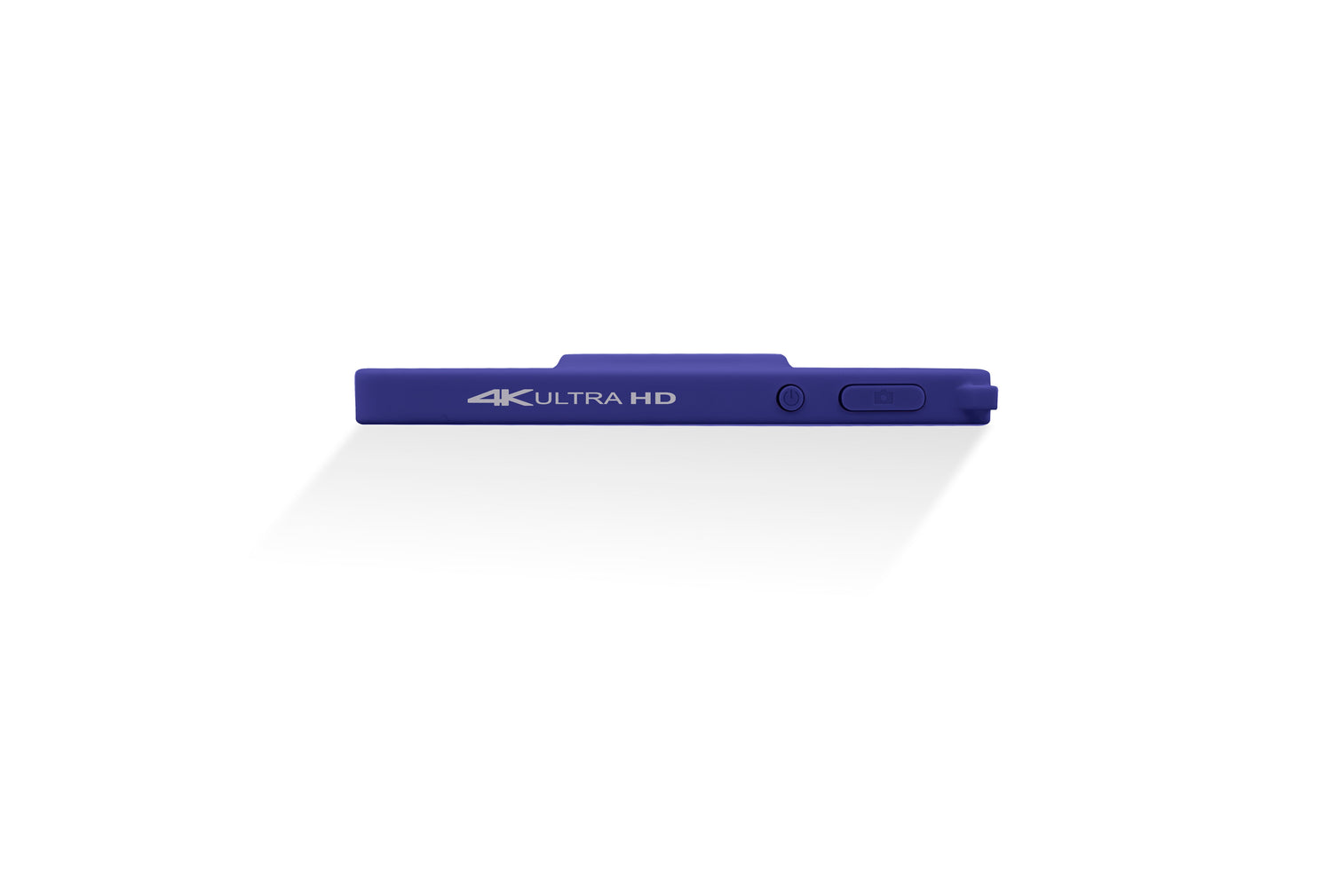 Small electronic device with 'Ultra HD' label on a white background