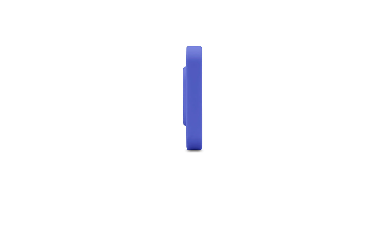 Blue phone case on a white background