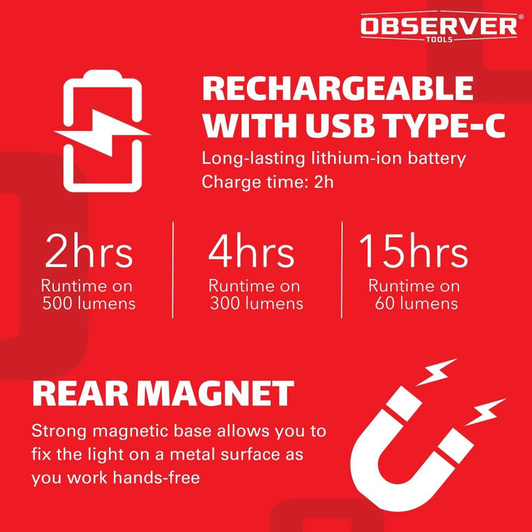 1000 Lumen Mini LED Rechargeable Flashlight