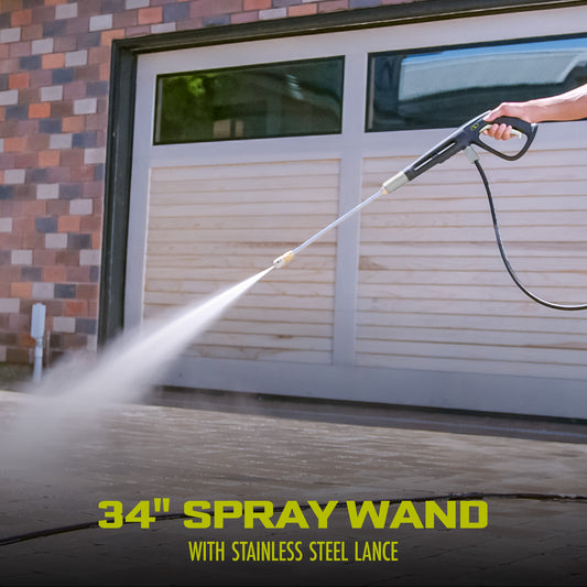 Sun Joe SPX3000®-XT XTREAM Clean Electric Pressure Washer | 2200 PSI, 1.1 GPM PWMA-Rated | 14.9-Amp | Brass Fittings