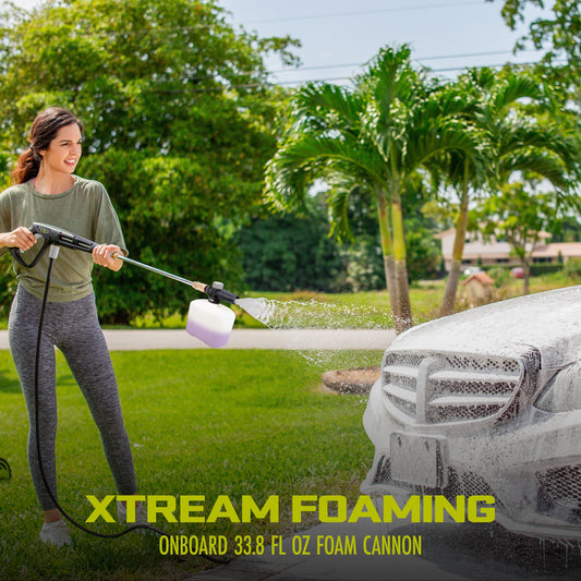 Sun Joe SPX3000®-XT XTREAM Clean Electric Pressure Washer | 2200 PSI, 1.1 GPM PWMA-Rated | 14.9-Amp | Brass Fittings