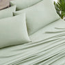 Bamboo 2000 Thread Count 6-Piece Chambray Sheet Set with Snug Grip - Sage
